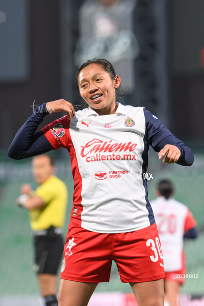 festejo de gol, Esbeydi Salazar | Santos Laguna vs Chivas Guadalajara femenil