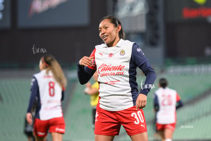 festejo de gol, Esbeydi Salazar | Santos Laguna vs Chivas Guadalajara femenil