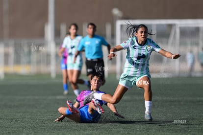 Layda Fernández, Anahí Regalado, Alexa Ramírez | Santos Laguna vs Rayadas Monterrey S19