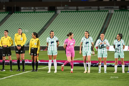 Areli Reyes, María Peraza, Michelle González, Doménica Rodrí | Santos vs Necaxa femenil