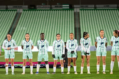 Sandra Nabweteme, Lia Romero, Diana Anguiano, Frida Cussin, | Santos vs Necaxa femenil