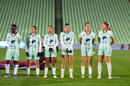 Sandra Nabweteme, Diana Anguiano, Frida Cussin, Judith Félix | Santos vs Necaxa femenil