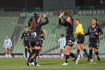 festejo de gol | Santos vs Necaxa femenil