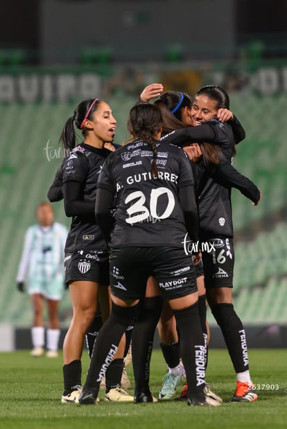 festejo de gol | Santos vs Necaxa femenil