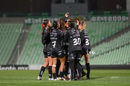 festejo de gol | Santos vs Necaxa femenil