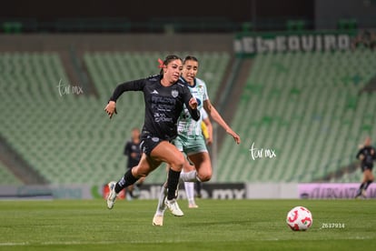 Allison Veloz, Michelle González | Santos vs Necaxa femenil