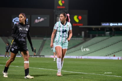 Ana Huerta, Alessandra Ramirez | Santos vs Necaxa femenil