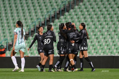 festejo de gol | Santos vs Necaxa femenil