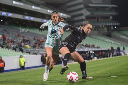 Lia Romero, Lesly González | Santos vs Necaxa femenil