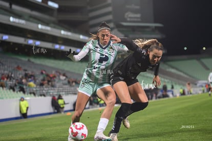 Lia Romero, Lesly González | Santos vs Necaxa femenil