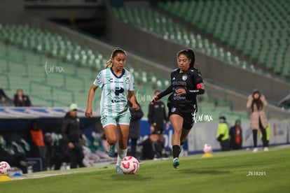 Kimberli Gómez, María Acosta | Santos vs Necaxa femenil