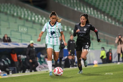 Kimberli Gómez, María Acosta | Santos vs Necaxa femenil