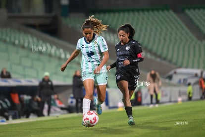 Kimberli Gómez, María Acosta | Santos vs Necaxa femenil