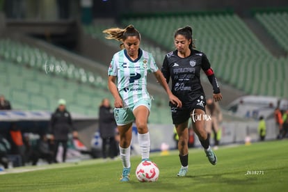 Kimberli Gómez, María Acosta | Santos vs Necaxa femenil