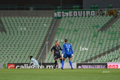 festejo de gol, Alexa Hernández, Valeria Martínez | Santos vs Necaxa femenil