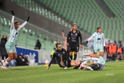 Lia Romero, Lesly González | Santos vs Necaxa femenil