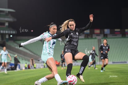 Lia Romero, Lesly González | Santos vs Necaxa femenil