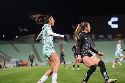 Lia Romero, Lesly González | Santos vs Necaxa femenil