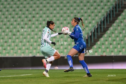 Mayra Santana, Valeria Martínez | Santos vs Necaxa femenil