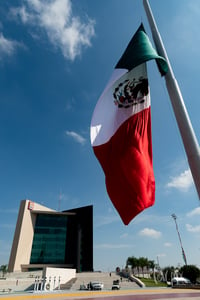 Bandera de México, Plaza Mayor de Torreón