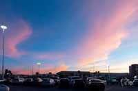 Se vió el cielo azul - rosado, 19:40