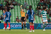 tarjeta amarilla futbol femenil