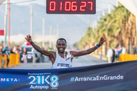 Nixon Kiplagat, primer lugar 21k