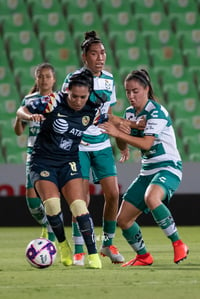 Guerreras vs Águilas, Esmeralda Verdugo, Daniela Delgado