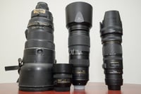 400mm, 50mm, 200-500mm, 70-200mm