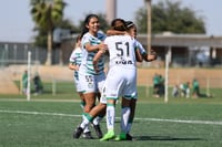Festejo de gol de Britany Hernandez, Britany Hernández