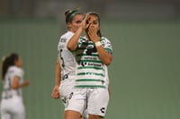 festejo gol de Peraza, Cinthya Peraza