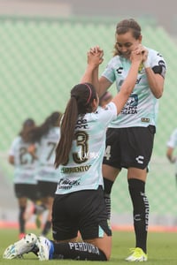 Del gol de Yashira, Yashira Barrientos, Daniela Calderón