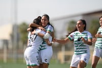 Festejo de gol, Judith Felix, Frida Cussin, Ailin Serna, Jud