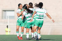 Del gol de Paulina, Tania Baca, Celeste Guevara, Britany Her