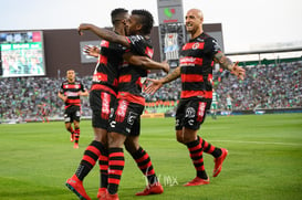 Festejo de gol de Tijuana, gol de Miler Bolaños @tar.mx