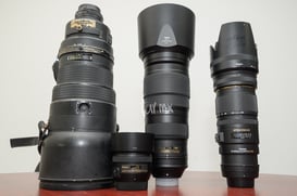 400mm, 50mm, 200-500mm, 70-200mm @tar.mx