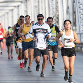 Maratón LALA 2020, puente plateado @tar.mx