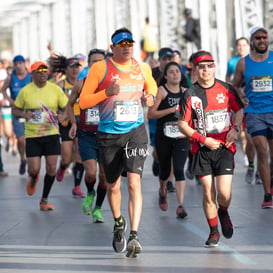 Maratón LALA 2020, puente plateado @tar.mx