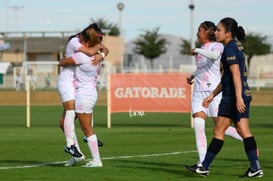 festejo de gol de Cinthya Peraza, Cinthya Peraza, Alexia Vil @tar.mx