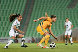 Santos vs Tigres J17 A2021 Liga MX femenil @tar.mx