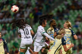 Santos vs America J9 C2022 Liga MX femenil @tar.mx