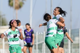 Celebran gol de Celeste, Britany Hernández, Celeste Guevara, @tar.mx