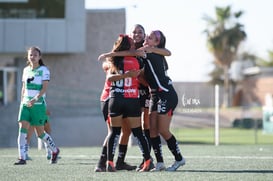 celebran gol, Ashley López, Valeria González @tar.mx