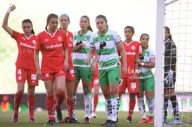 Santos vs Toluca J10 C2023 Liga MX femenil @tar.mx