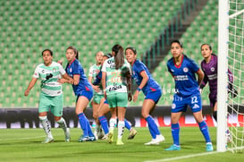 Santos vs Cruz Azul femenil @tar.mx