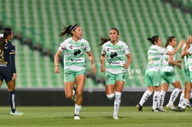 celebran gol de Lia, Lia Romero, Michel Ruiz @tar.mx