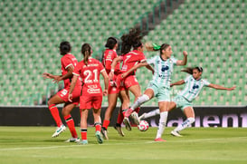 Santos Laguna vs Toluca FC femenil @tar.mx