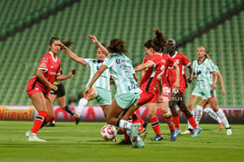 Santos Laguna vs Toluca FC femenil @tar.mx