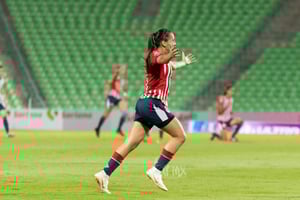 celebración gol chivas