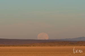 Luna saliendo